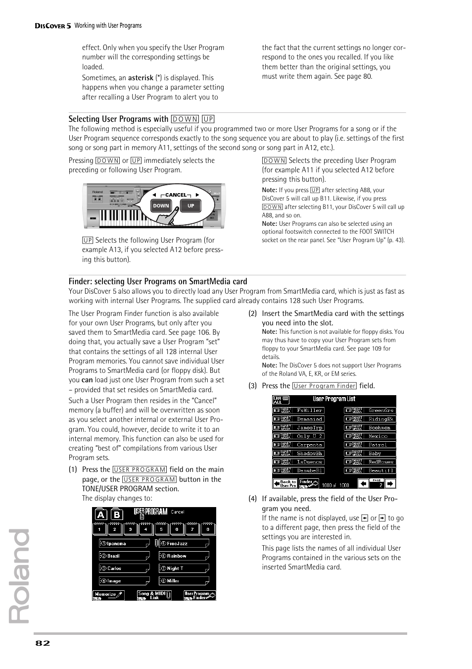 Roland PAINO DISCOVER5 User Manual | Page 84 / 124