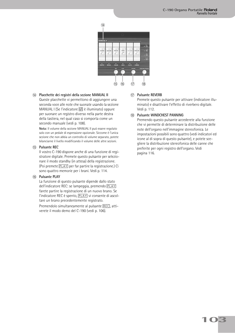Roland C-190 User Manual | Page 103 / 152