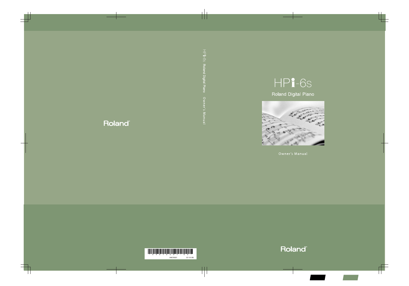 Roland HPi-6s User Manual | Page 136 / 136