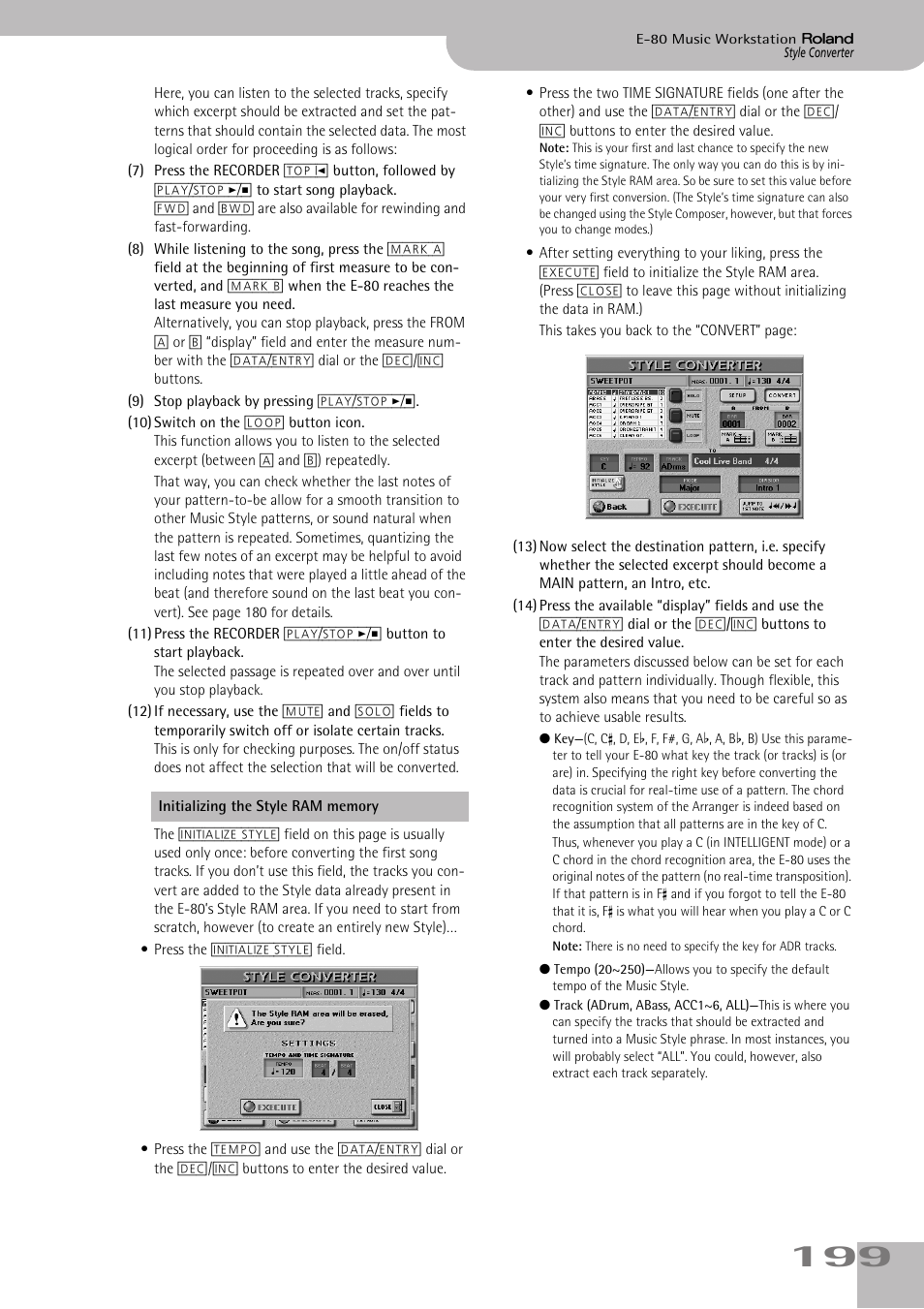 Roland E-80 User Manual | Page 199 / 284