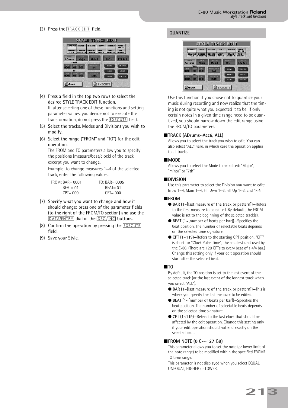 Roland E-80 User Manual | Page 213 / 284