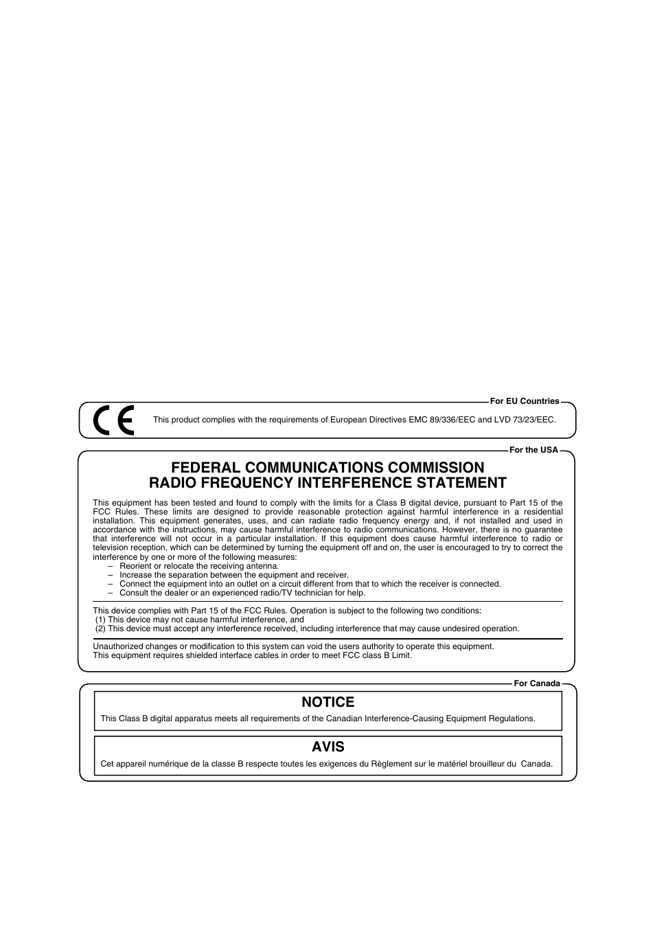 Notice avis | Roland E-80 User Manual | Page 283 / 284