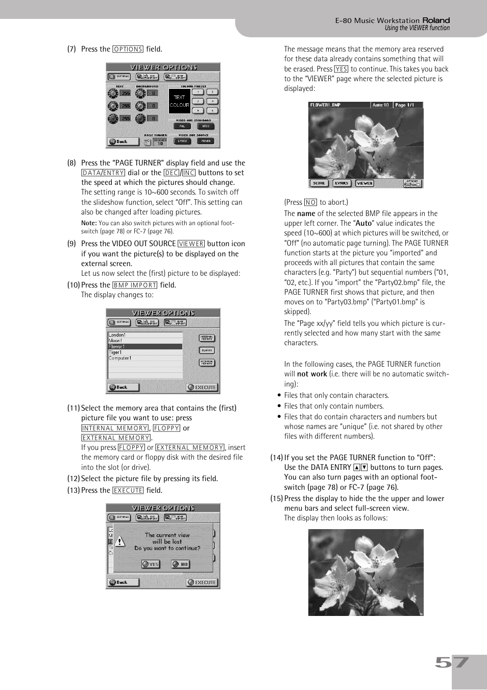 Roland E-80 User Manual | Page 57 / 284