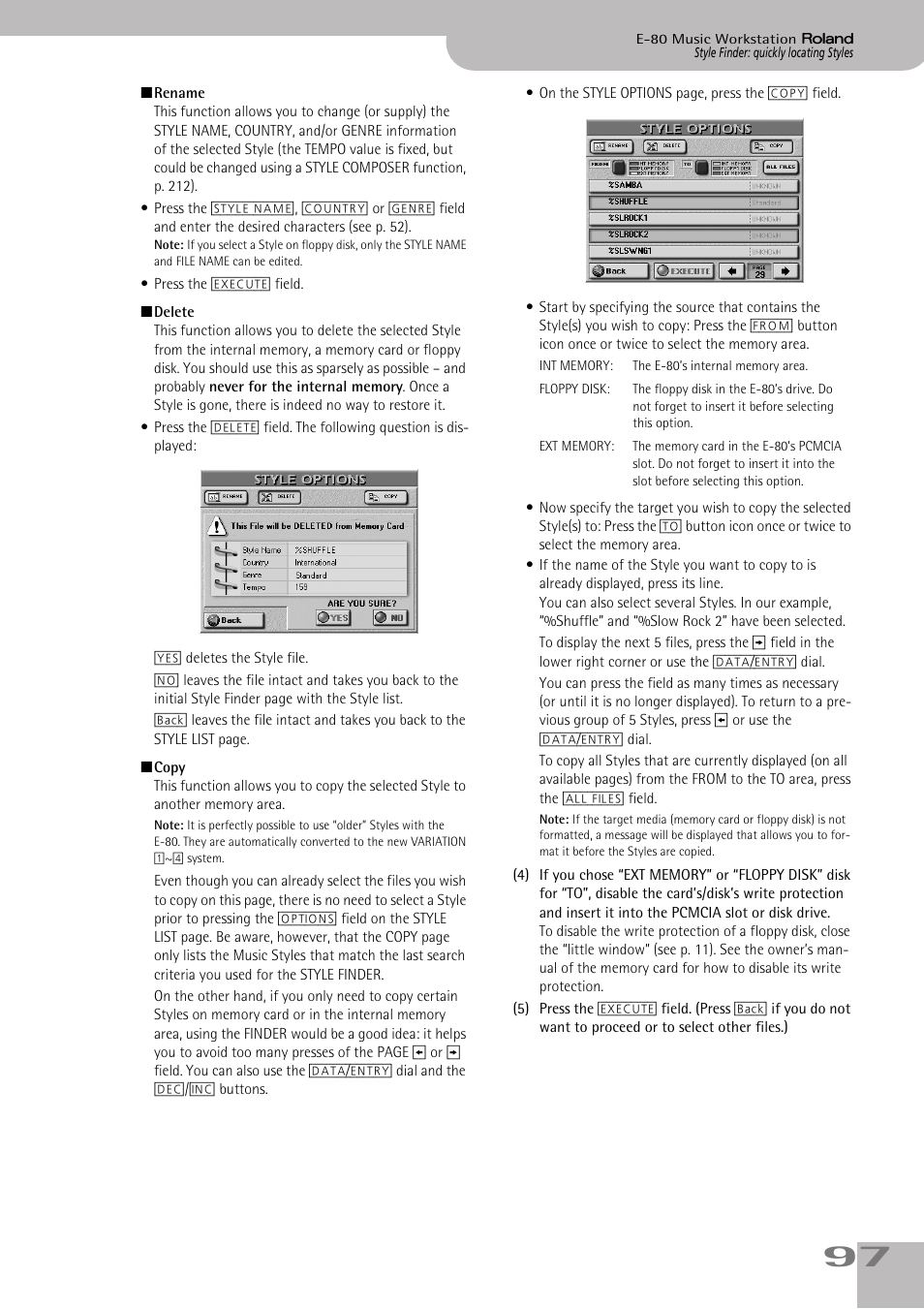 Roland E-80 User Manual | Page 97 / 284