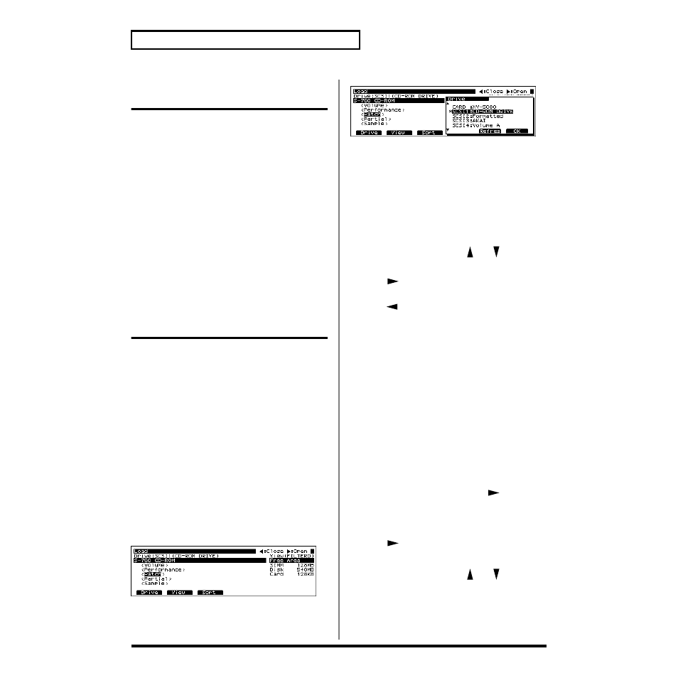 Playing back loaded sampler libraries, Loading data saved on a zip disk | Roland XV-5080. User Manual | Page 190 / 312
