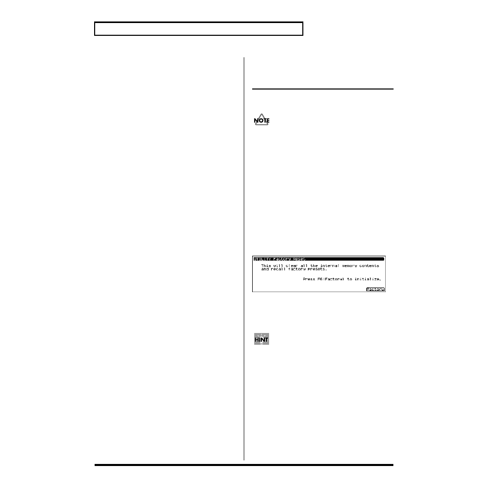 Values, carry out factory reset. (p. 206) | Roland XV-5080. User Manual | Page 206 / 312