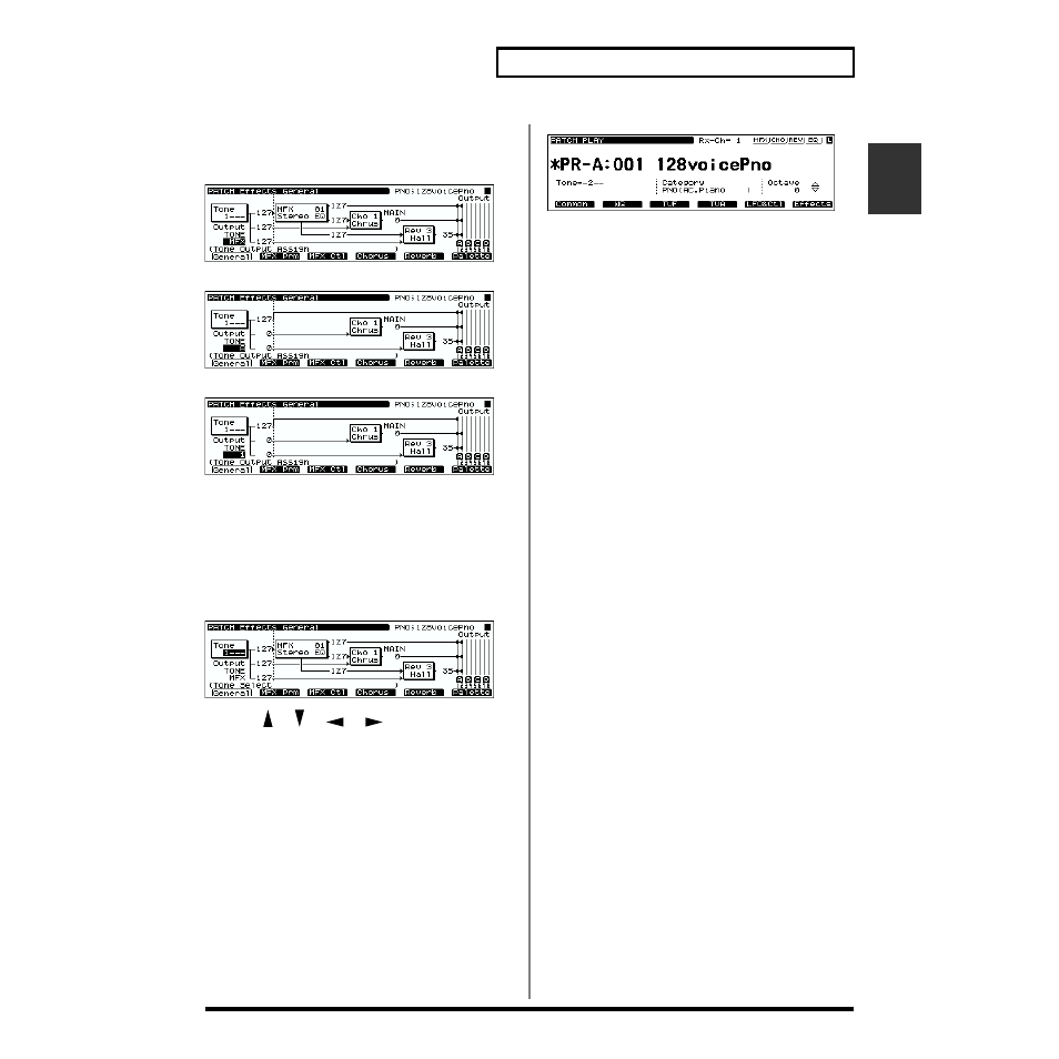 Routing tones to effects | Roland XV-5080. User Manual | Page 25 / 312