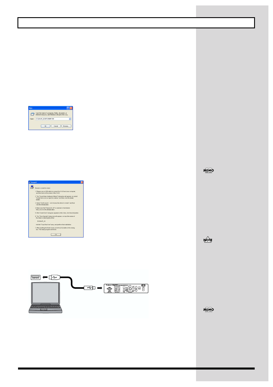 47 installing & setting up the driver (windows) 5 | Roland GI-20 User Manual | Page 47 / 72