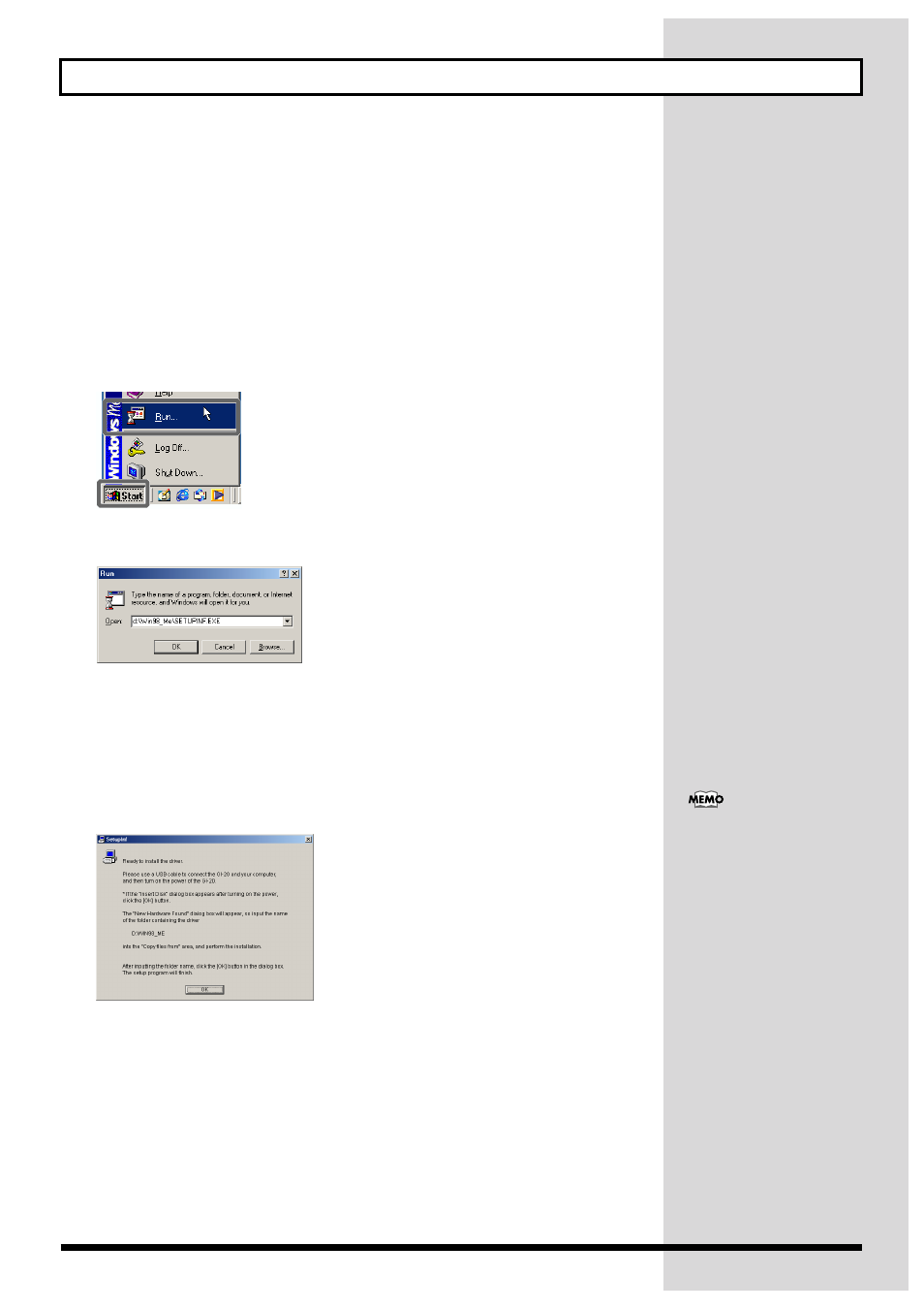 Windows me/98 users, P. 55) | Roland GI-20 User Manual | Page 55 / 72