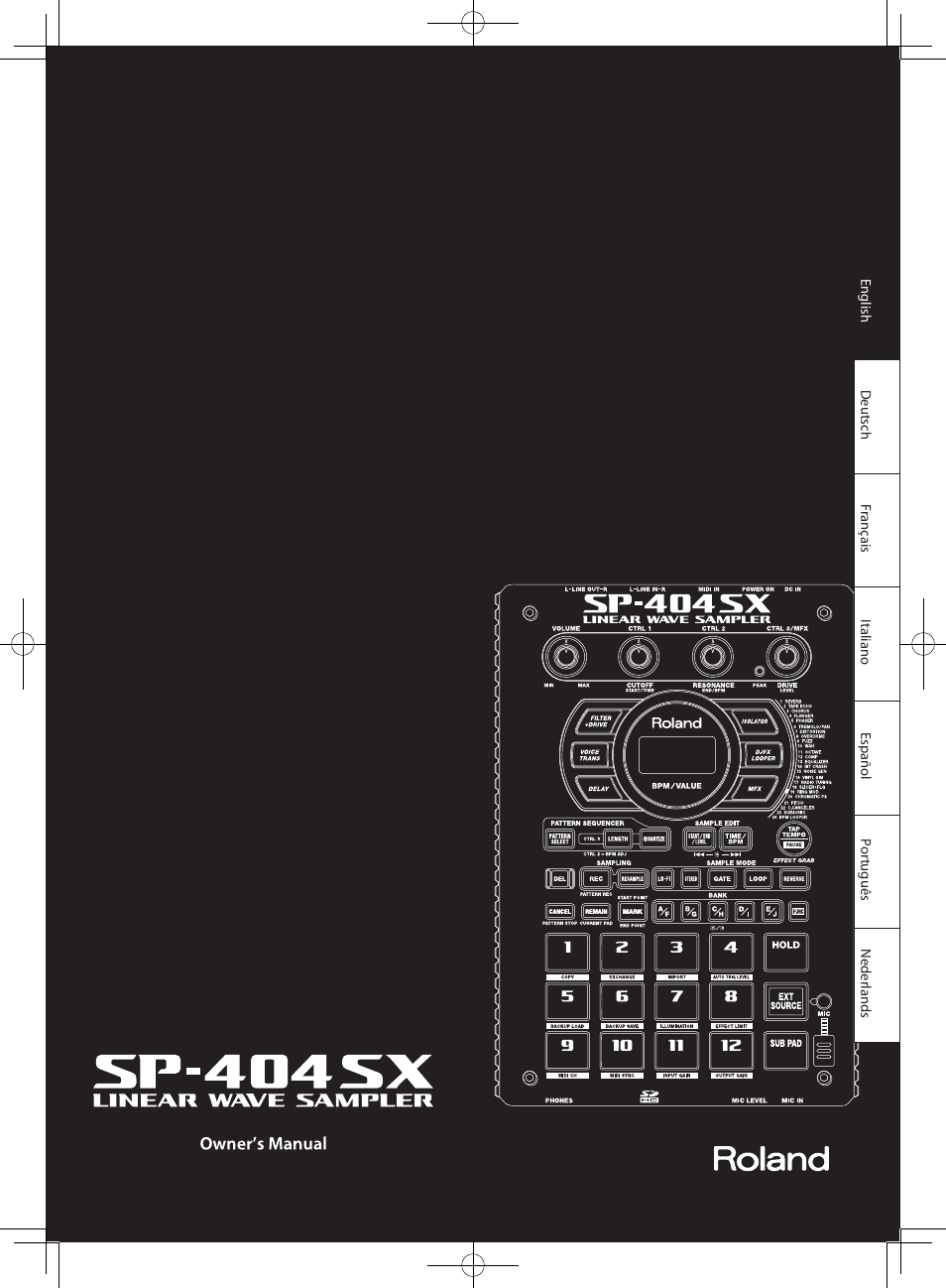 Roland SP-404SX User Manual | 54 pages
