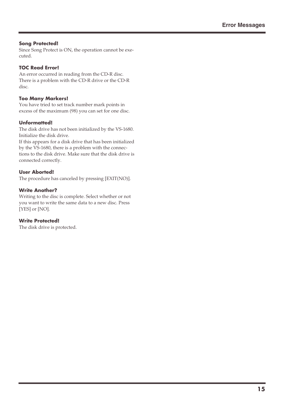Roland VS-1680 User Manual | Page 15 / 136