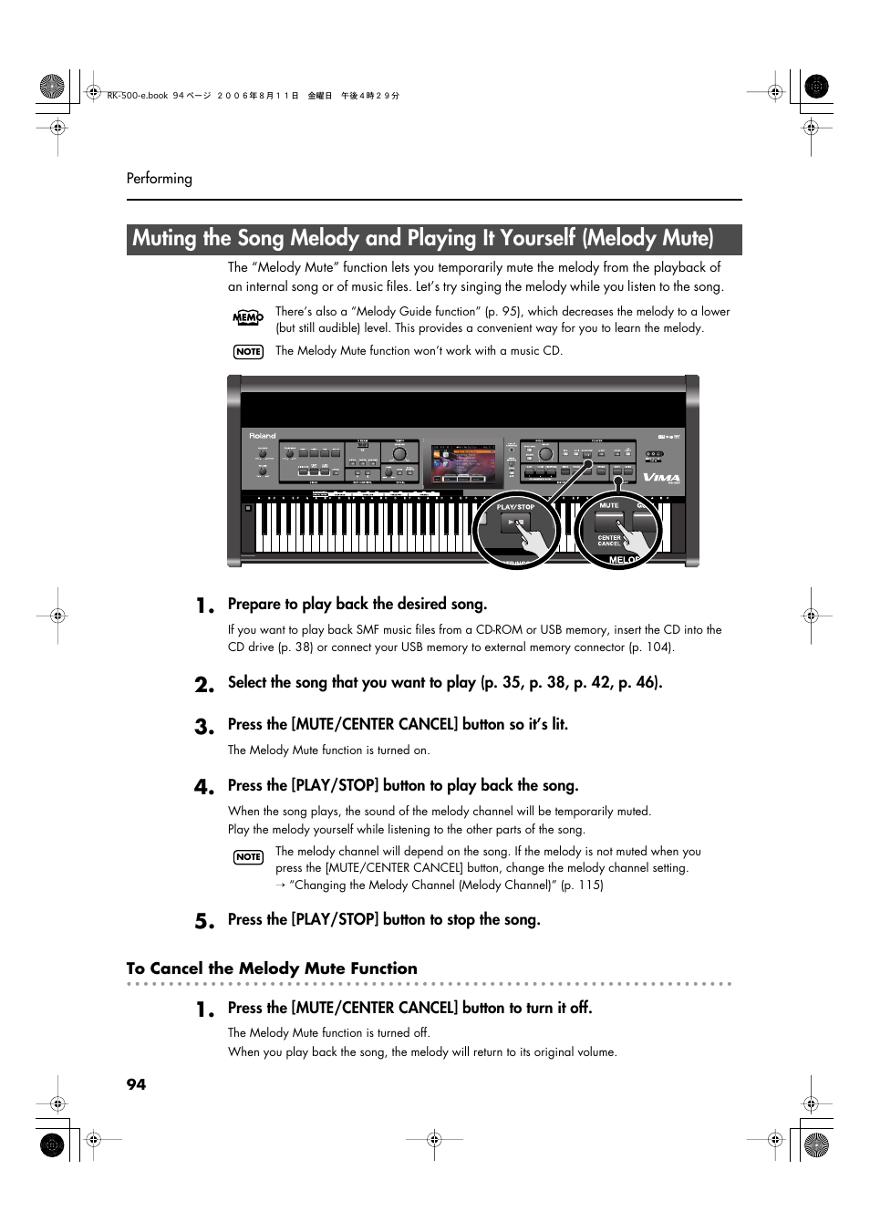 Roland RK-500 User Manual | Page 95 / 166