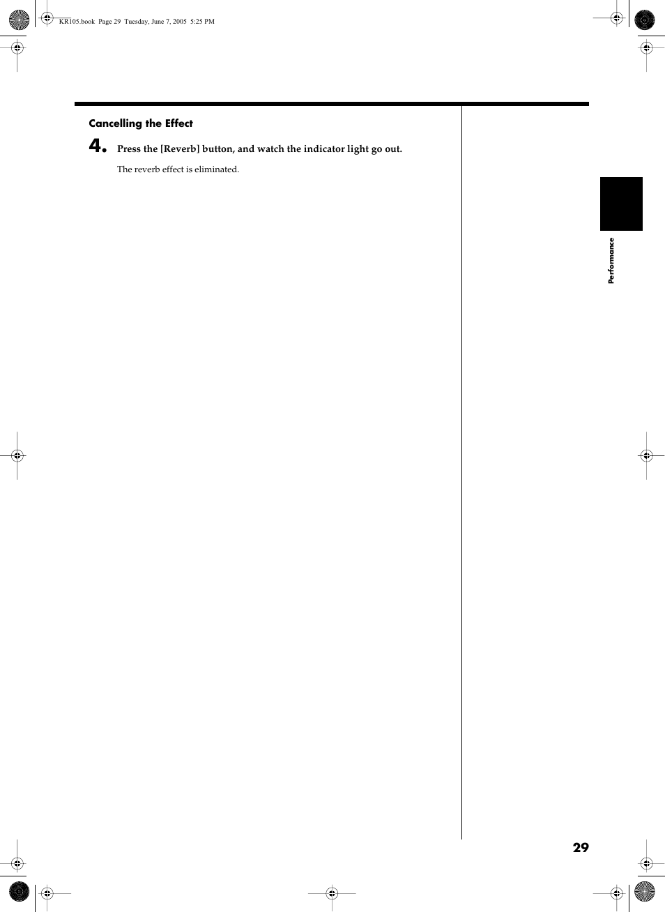 Roland KR105 User Manual | Page 29 / 176