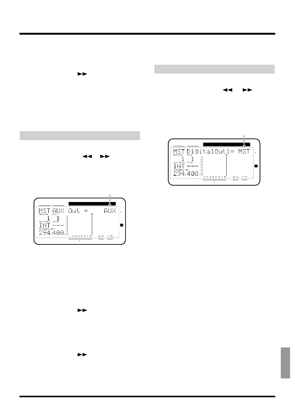 Aux jacks, Digital out connectors | Roland VS-880EX User Manual | Page 159 / 192