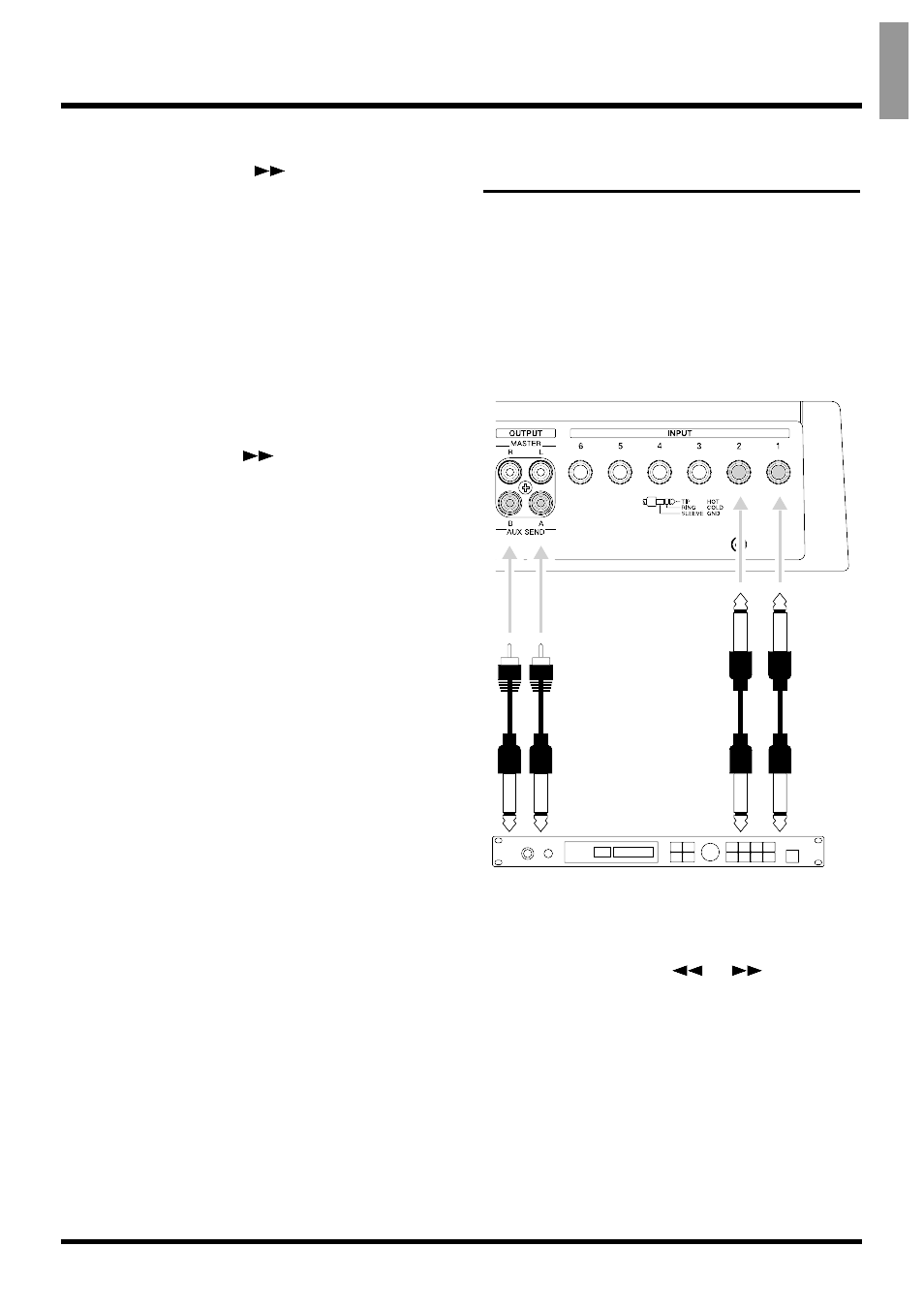 Using external effects devices | Roland VS-880EX User Manual | Page 185 / 192
