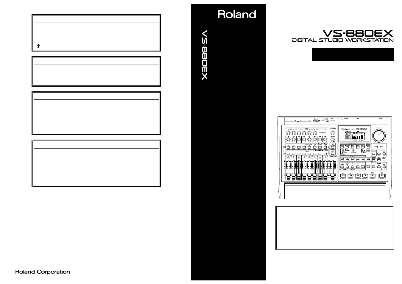 Owner's manual, Concerning copyright, Disclaimer of liability | About the license agreement, About scms | Roland VS-880EX User Manual | Page 192 / 192