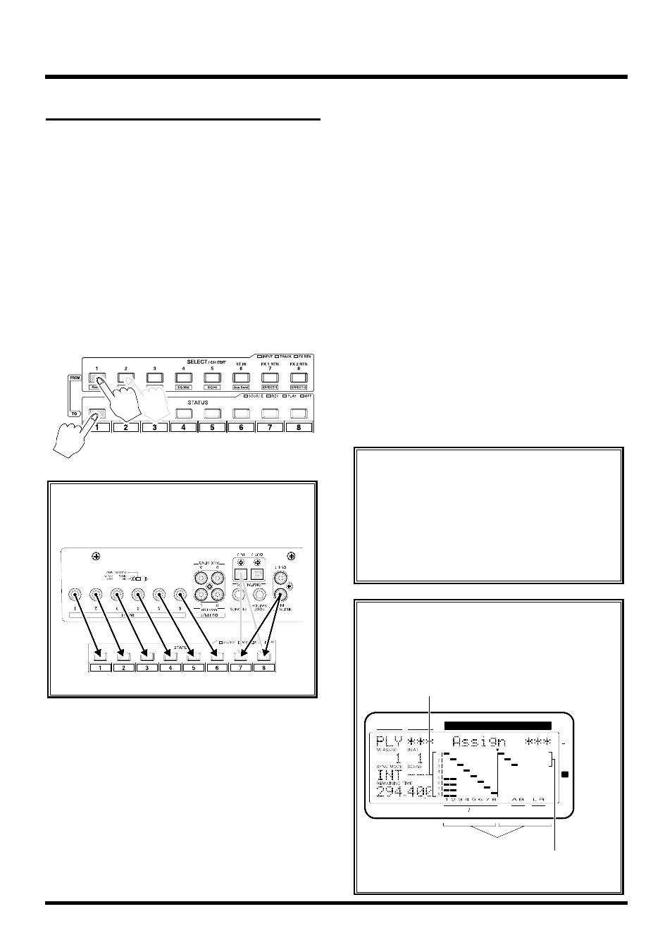 Recording to the tracks, Chapter 3 multi-track recording 42 | Roland VS-880EX User Manual | Page 42 / 192