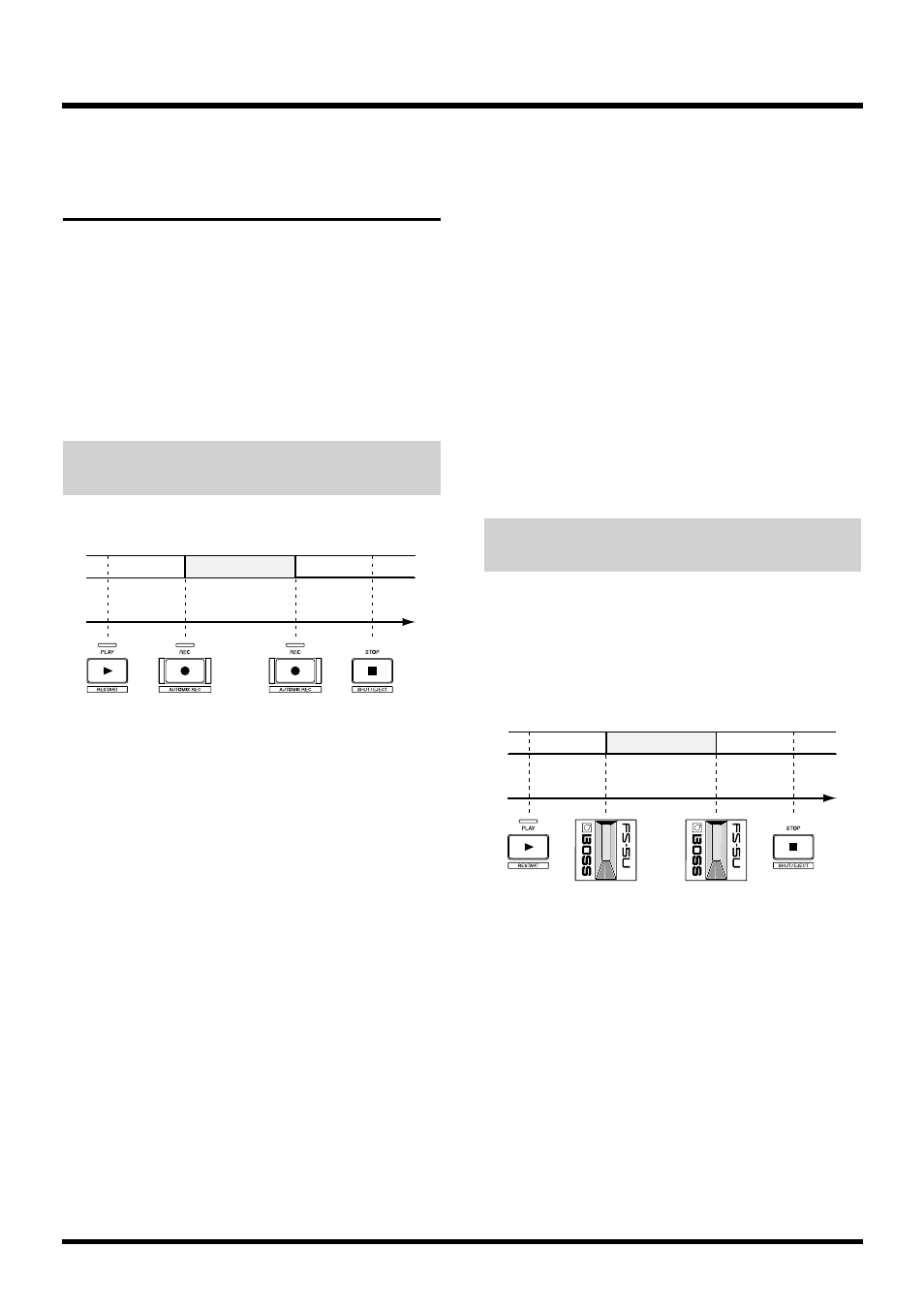 Using the record button (manual punch-in 1), Using the foot switch (manual punch-in 2), Chapter 3 multi-track recording 44 | Roland VS-880EX User Manual | Page 44 / 192