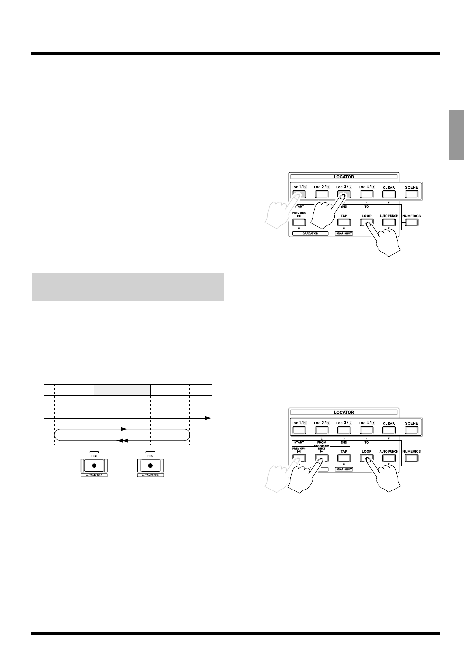 Using locators, Chapter 3 multi-track recording 47 | Roland VS-880EX User Manual | Page 47 / 192