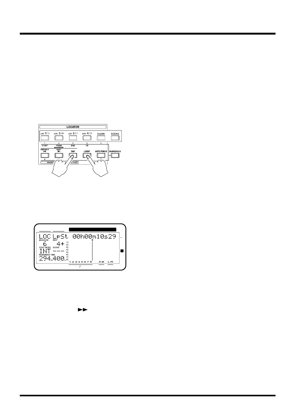 Specifying the points while the song plays back, Making fine adjustments to the loop, Recording procedure | Chapter 3 multi-track recording 48 | Roland VS-880EX User Manual | Page 48 / 192