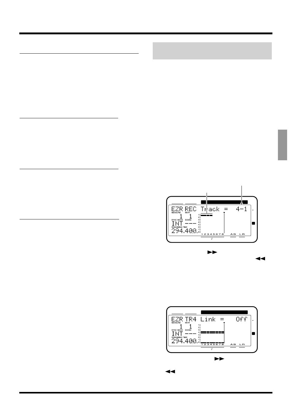 Storing recording settings (recording/step edit), Chapter 5 storing mixer settings 77 | Roland VS-880EX User Manual | Page 77 / 192