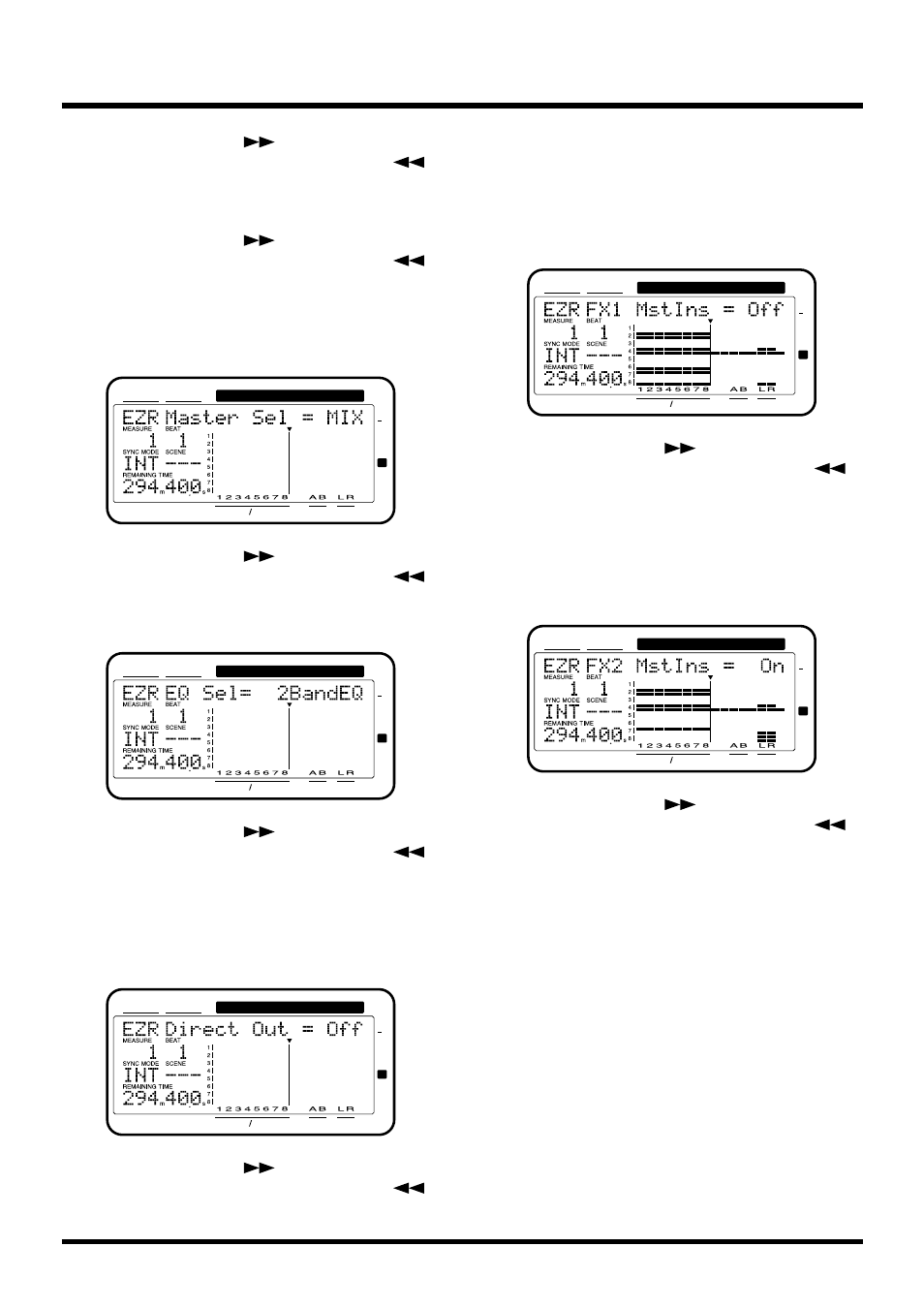 Chapter 5 storing mixer settings 80 | Roland VS-880EX User Manual | Page 80 / 192