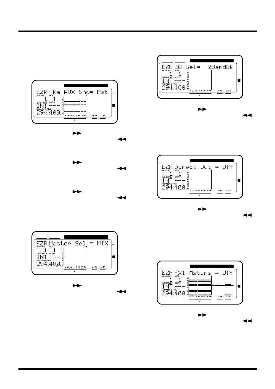 Chapter 5 storing mixer settings 86 | Roland VS-880EX User Manual | Page 86 / 192