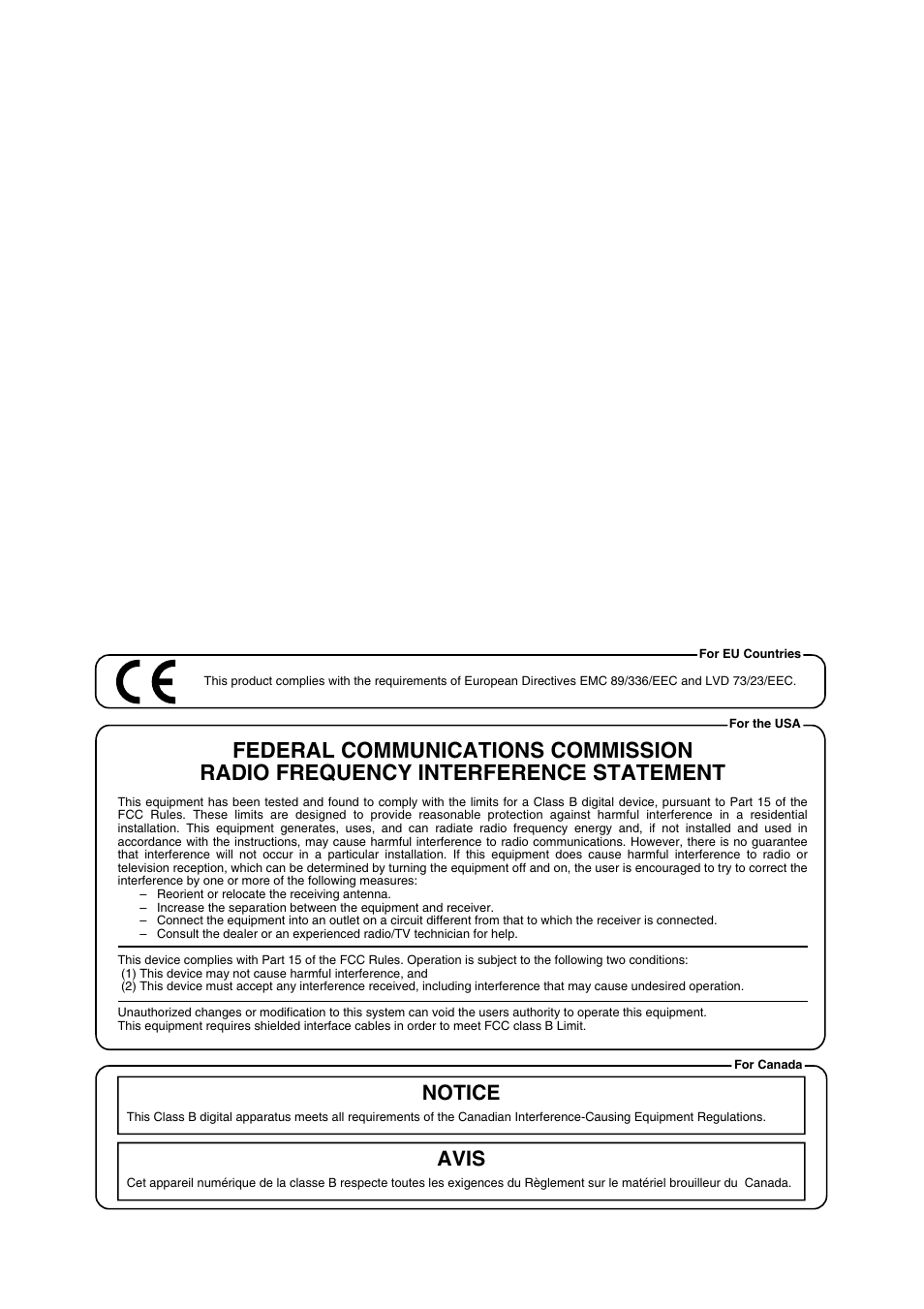 Notice avis | Roland pt-2700 User Manual | Page 43 / 44