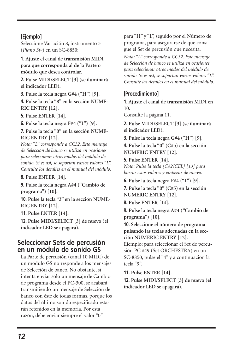 Roland PC-300 User Manual | Page 114 / 128