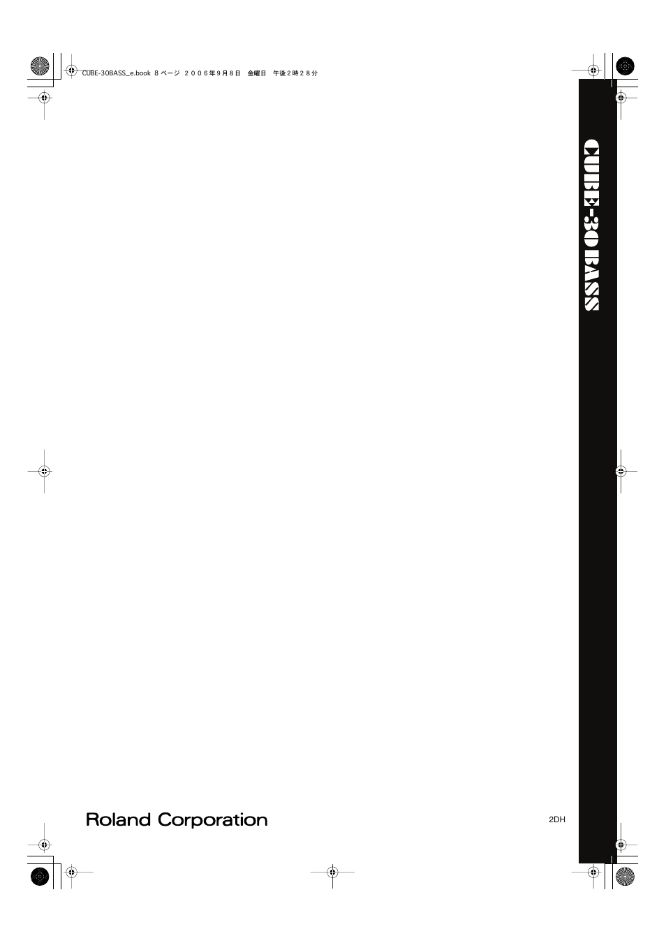 Roland Cube-30 Bass User Manual | Page 8 / 8