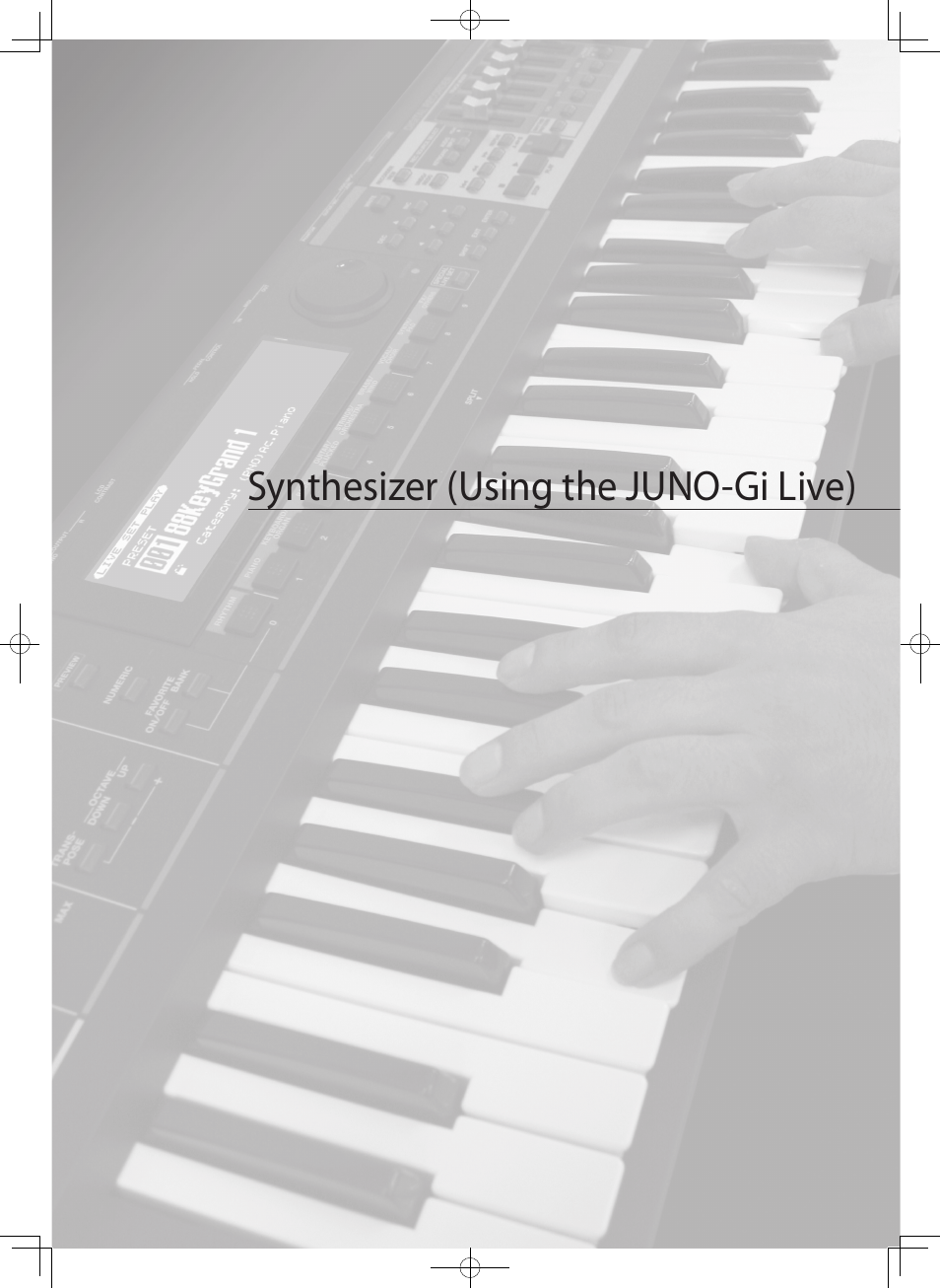 Roland JUNO-Gi User Manual | Page 5 / 28