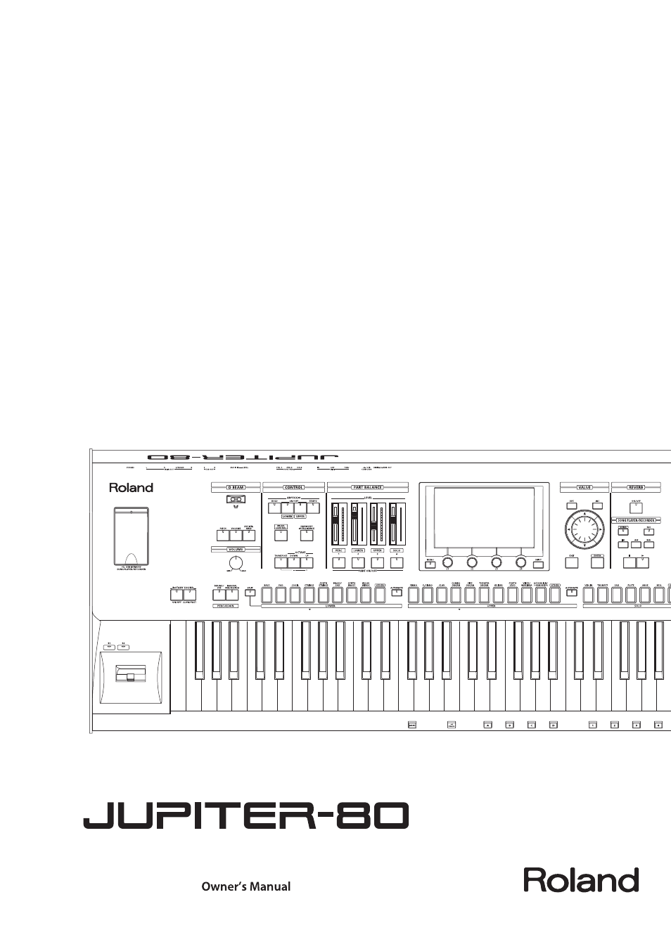 Roland Jupiter 80 User Manual | 108 pages