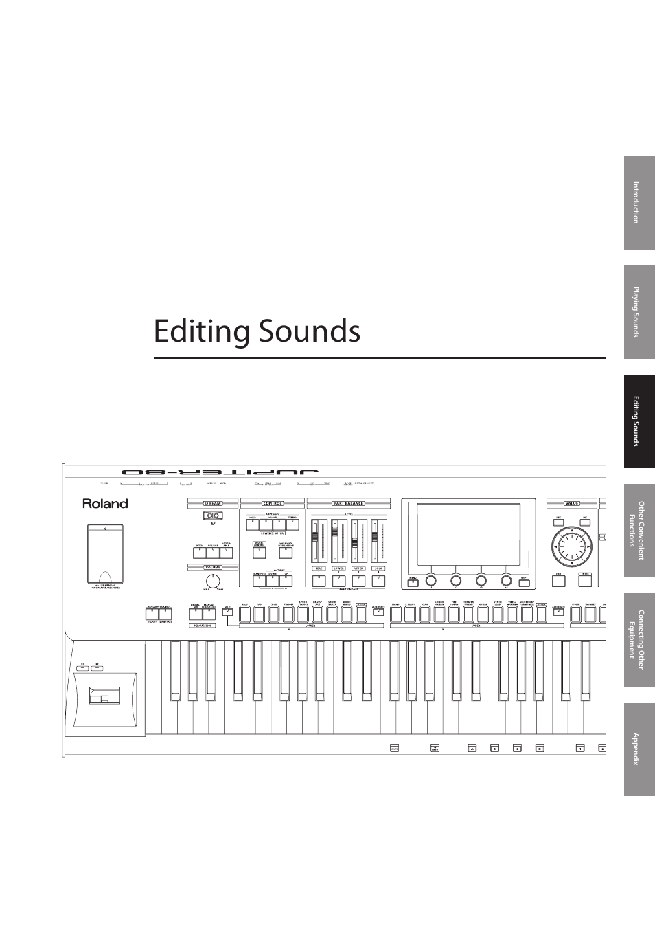 Editing sounds | Roland Jupiter 80 User Manual | Page 51 / 108