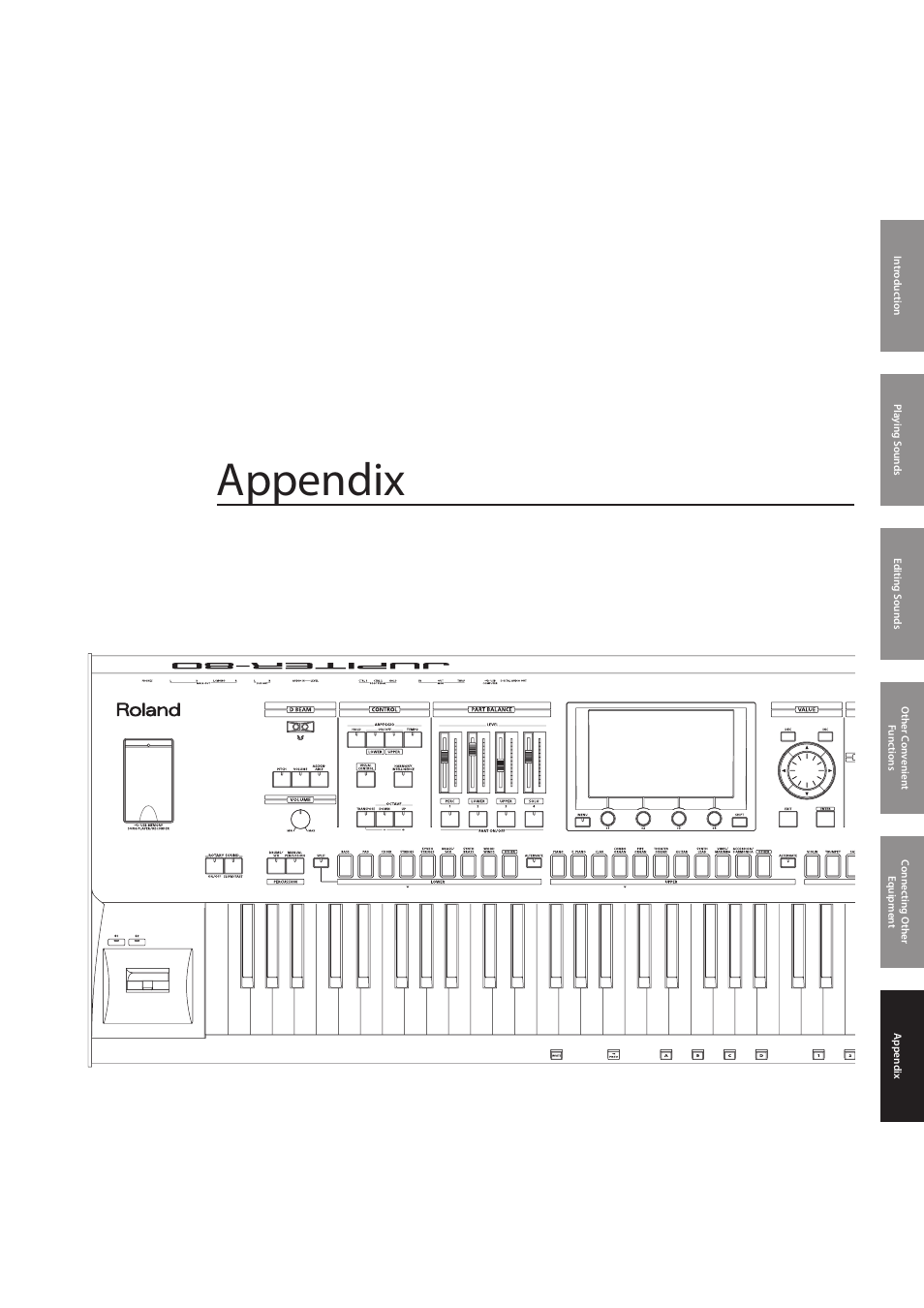 Appendix | Roland Jupiter 80 User Manual | Page 97 / 108
