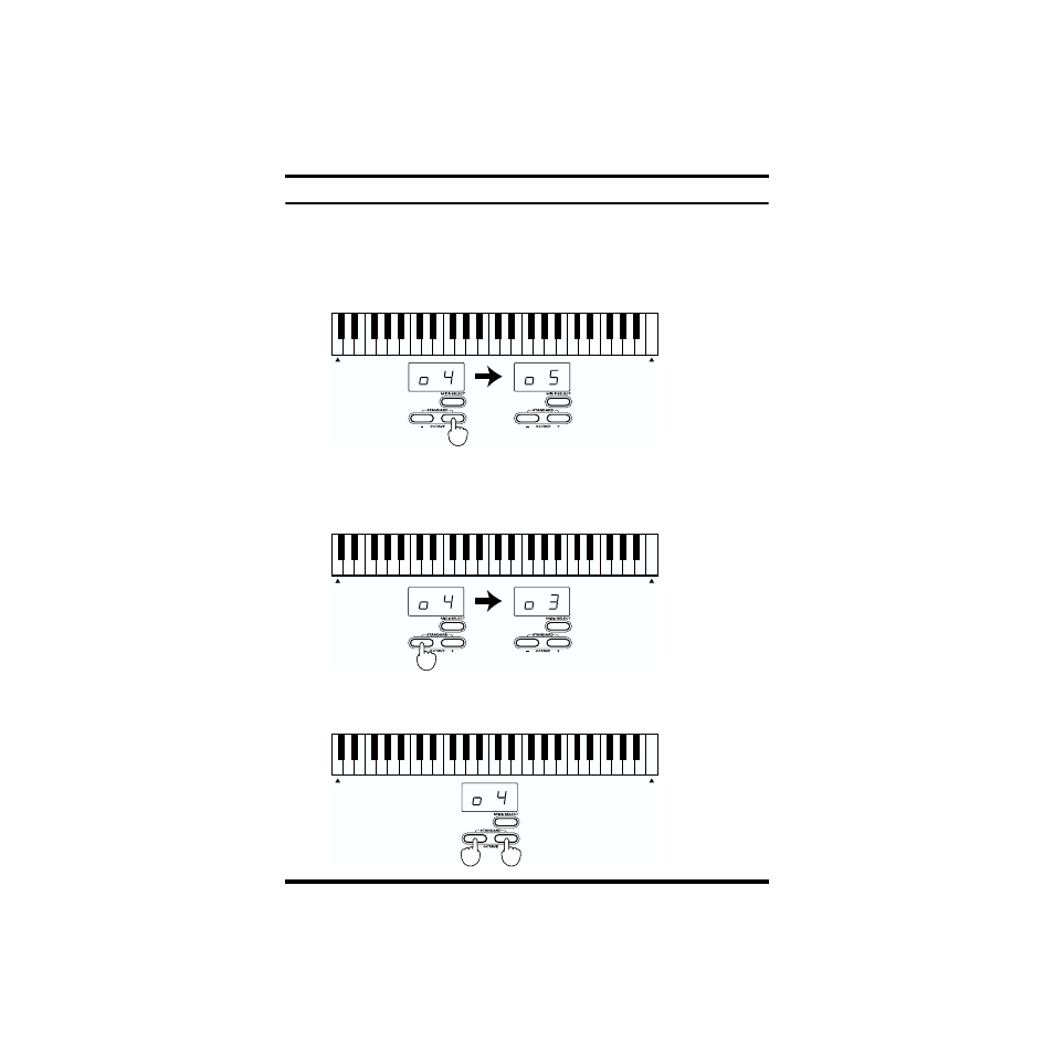 Changing octaves | Roland PC-70 User Manual | Page 16 / 28