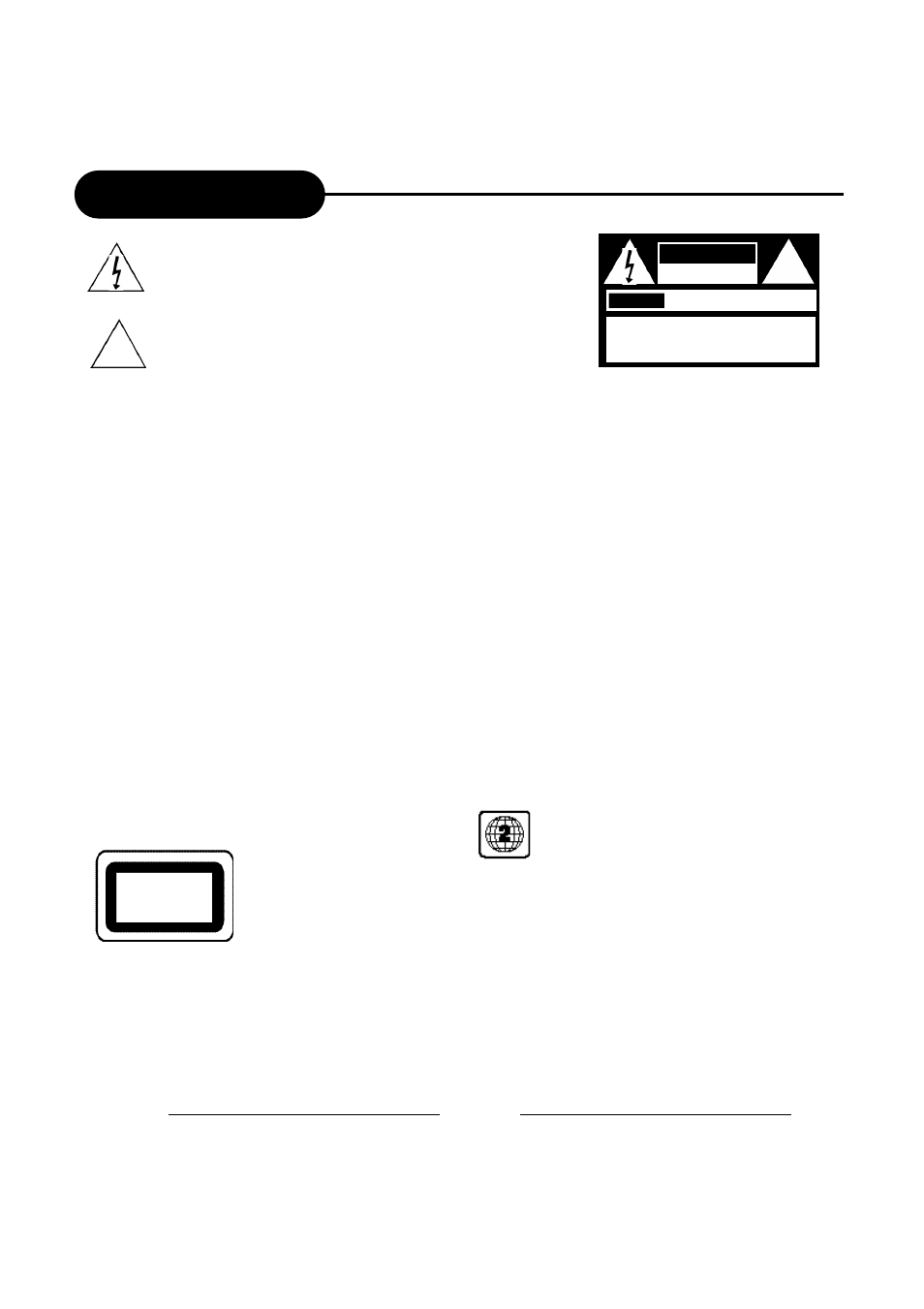 Safety precautions | Ritek Yakumo DVD Record MasterXL DVD+RW Recorder/Player User Manual | Page 2 / 43
