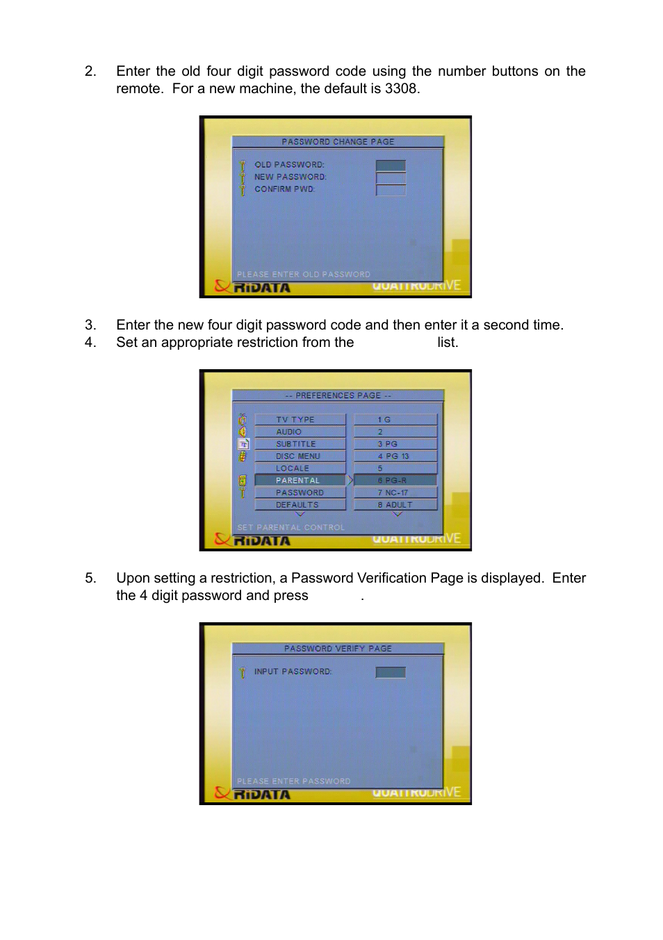 Ritek QuattroDrive User Manual | Page 20 / 33