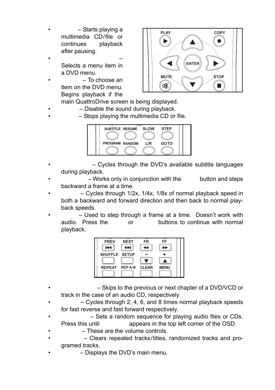 Playing a vcd or dvd 24 | Ritek QuattroDrive User Manual | Page 28 / 33