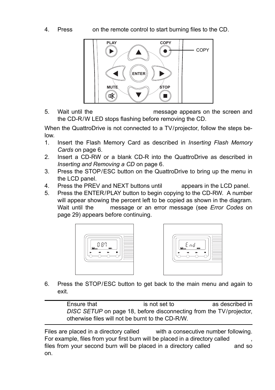 Using quattrodrive 27 | Ritek QuattroDrive User Manual | Page 31 / 33