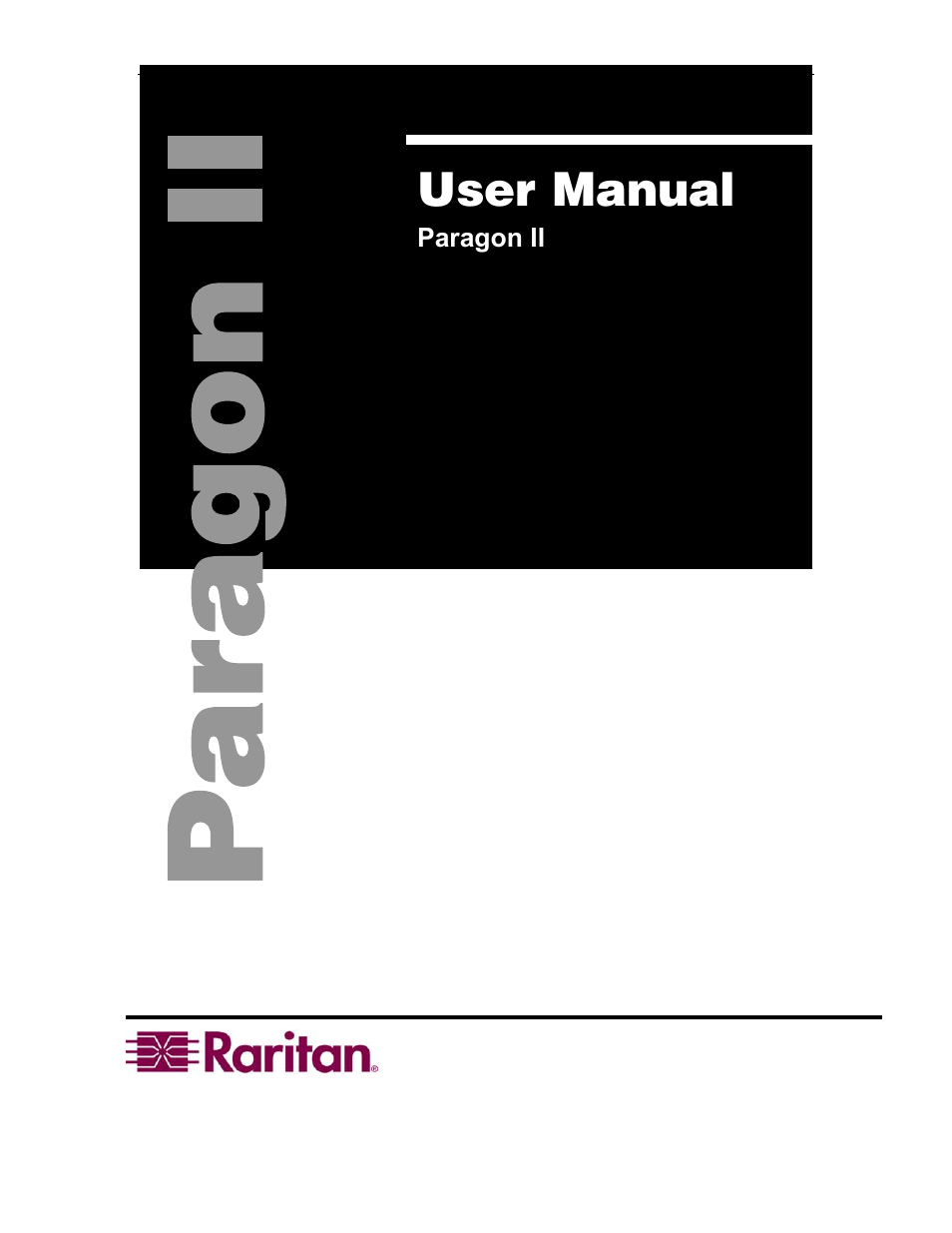 Raritan Computer Paragon P2-UMT1664M User Manual | 96 pages