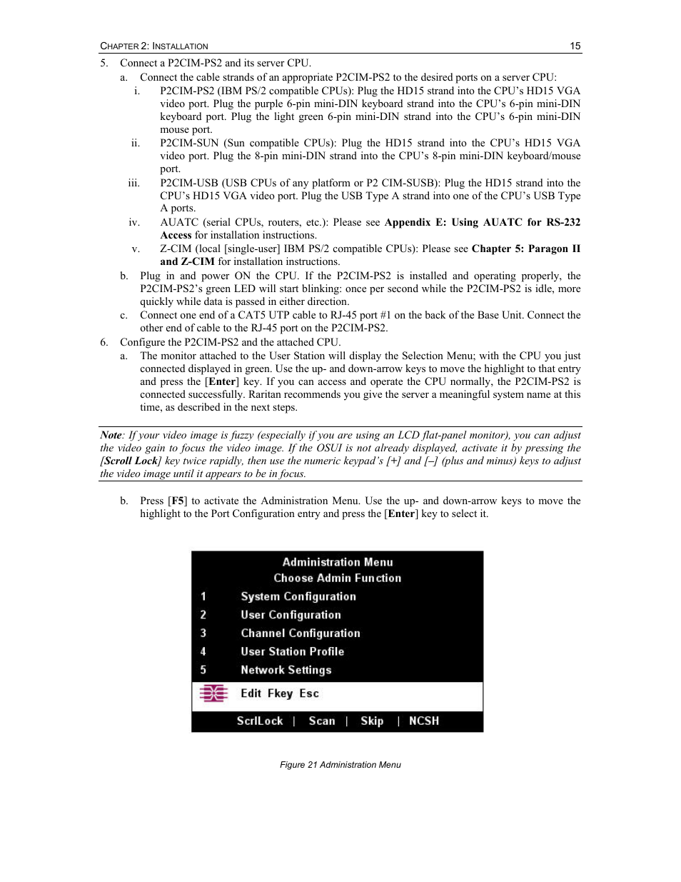 Raritan Computer Paragon P2-UMT1664M User Manual | Page 25 / 96