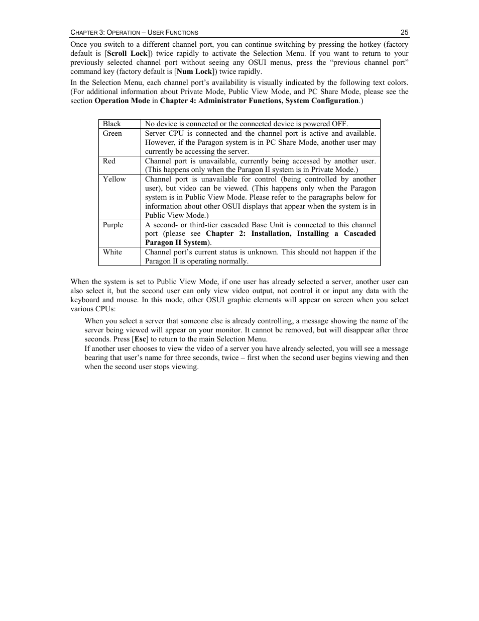 Raritan Computer Paragon P2-UMT1664M User Manual | Page 35 / 96