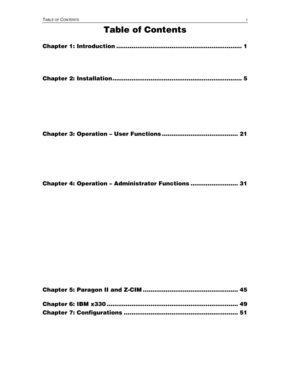 Raritan Computer Paragon P2-UMT1664M User Manual | Page 7 / 96