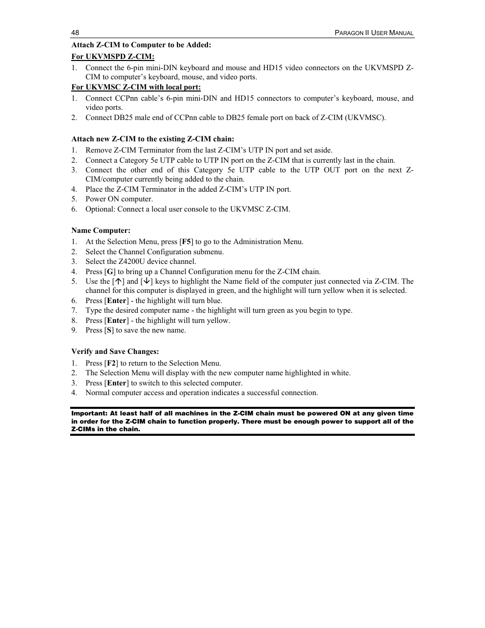 Raritan Computer II User Manual | Page 58 / 96