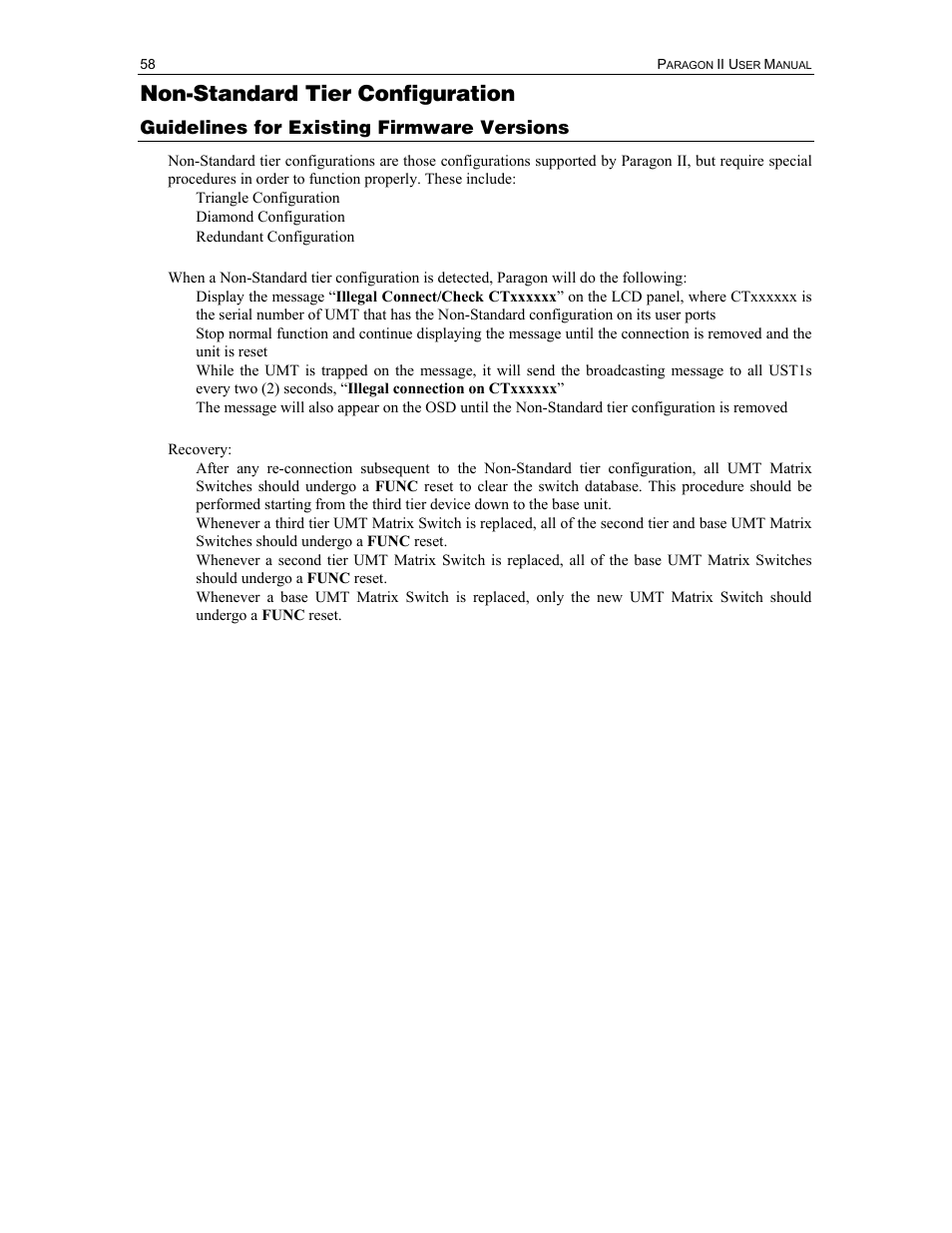 Non-standard tier configuration | Raritan Computer II User Manual | Page 68 / 96