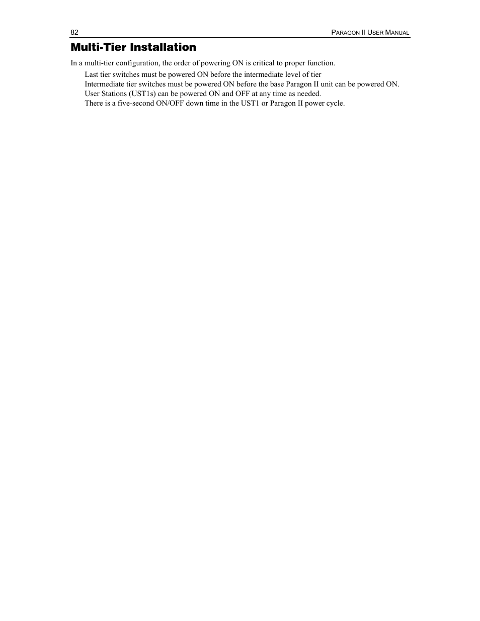 Multi-tier installation | Raritan Computer II User Manual | Page 92 / 96