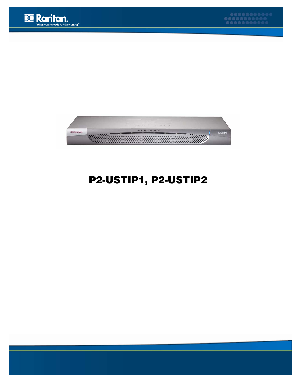 Raritan Computer P2-USTIP1 User Manual | 52 pages