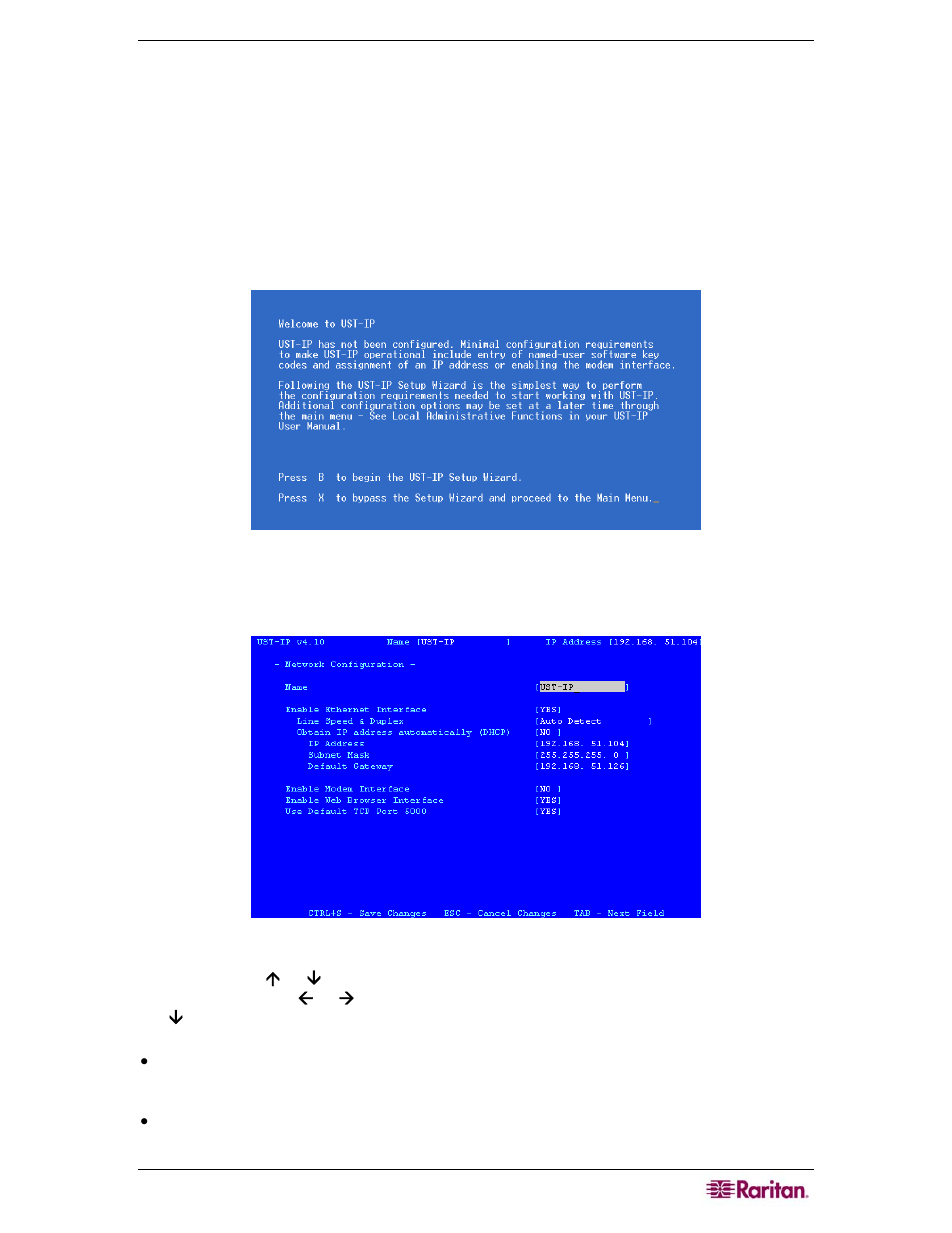 Initial configuration | Raritan Computer P2-USTIP1 User Manual | Page 15 / 52