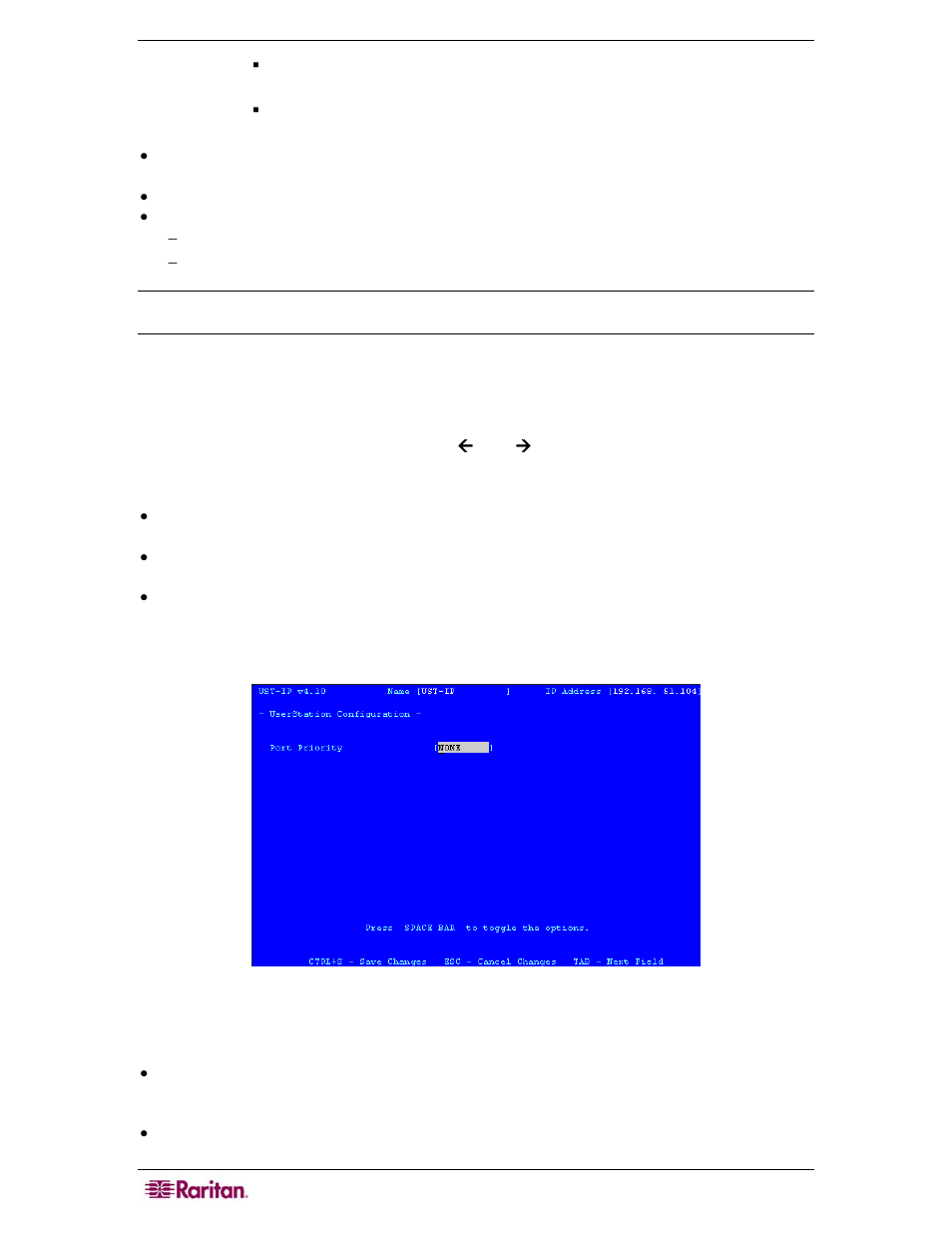 User station options | Raritan Computer P2-USTIP1 User Manual | Page 26 / 52