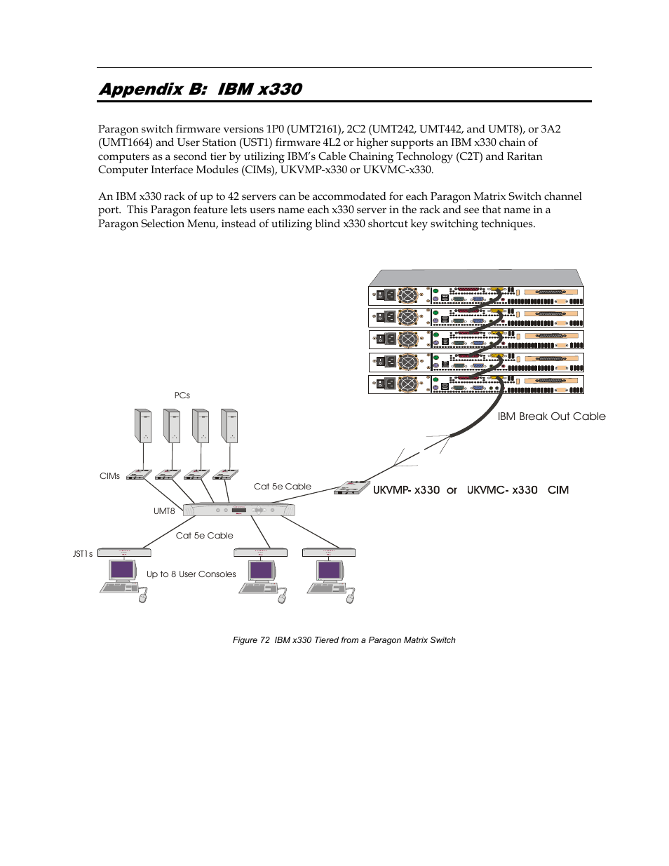 Appendix b: ibm x330 | Raritan Computer Paragon switch User Manual | Page 115 / 117